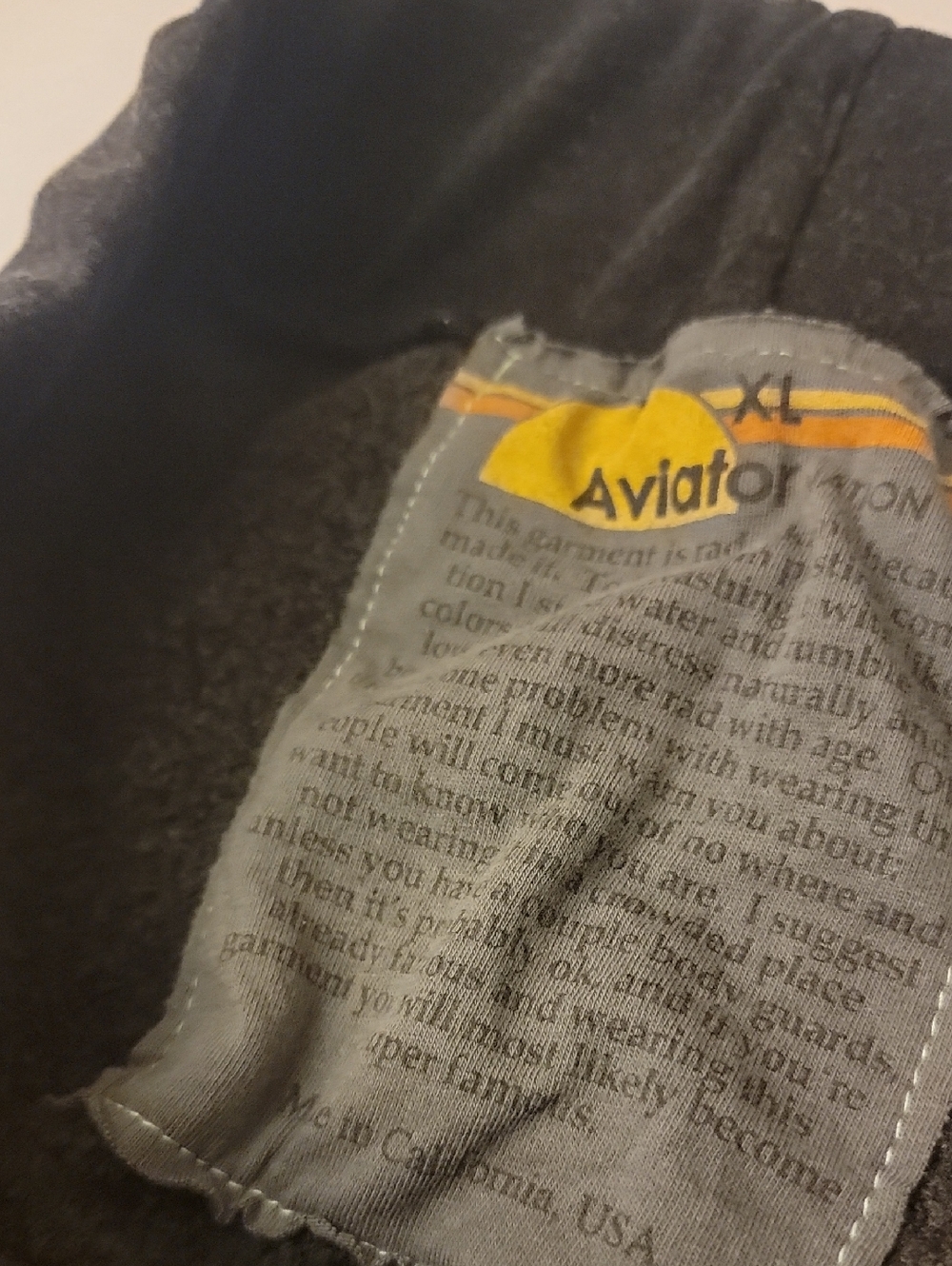 Aviator Nation Mens Sweatpants, Sz XL - Picture 10 of 10